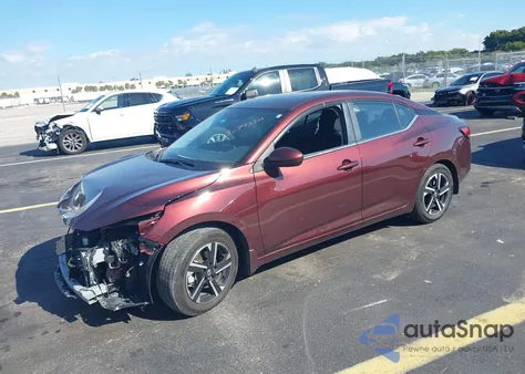 2025 Nissan Sentra Sv z USA, uszkodzony, nr VIN 3N1AB8CV9SY250997